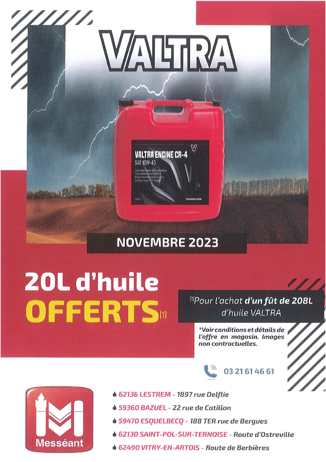 image article OFFRE PROMOTIONNELLE SUR HUILES VALTRA cover