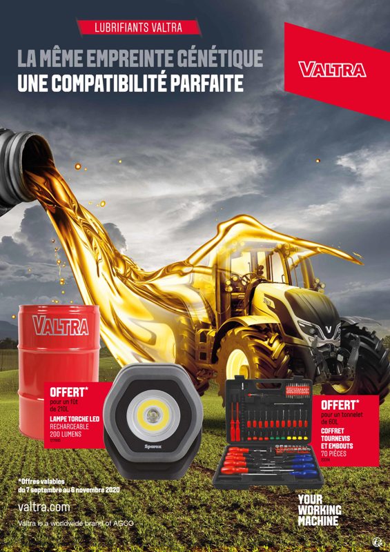 image article OFFRE PROMOTIONNELLE SUR HUILES VALTRA cover