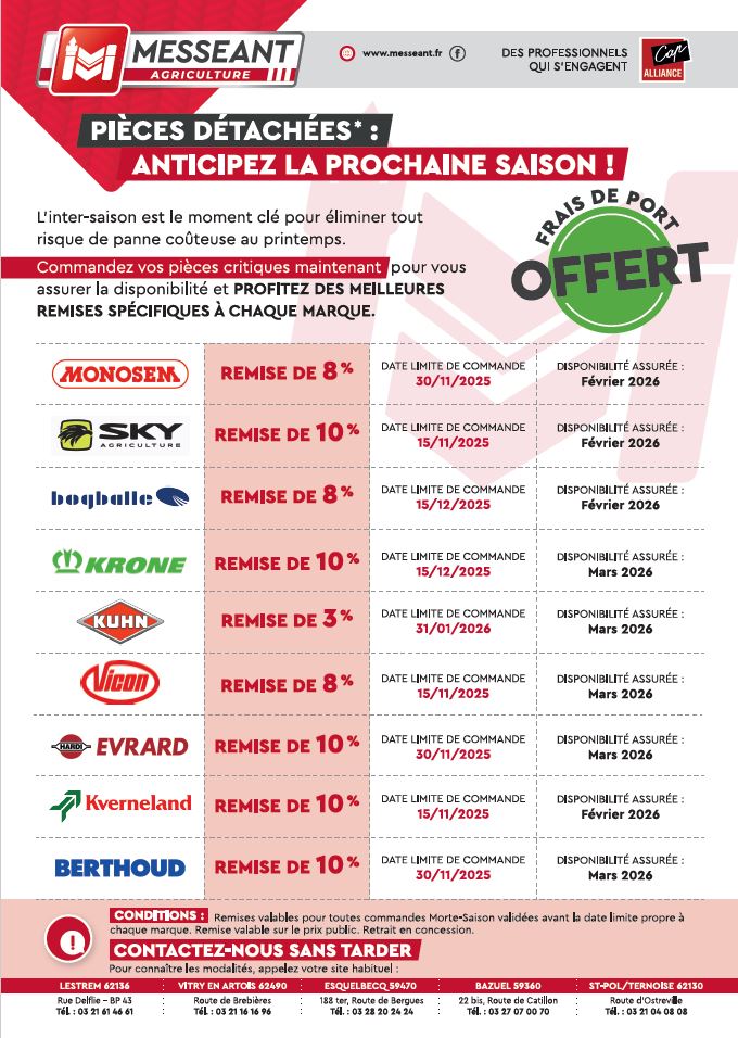 image article REMISE MORTE SAISON SUR PIÈCES DETACHEES cover