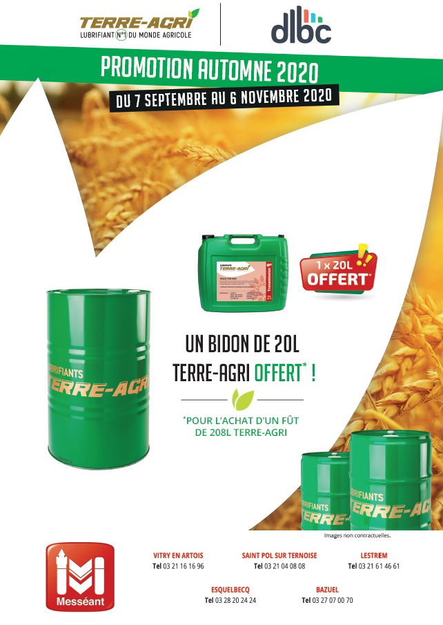 image article OFFRE PROMOTIONNELLE SUR HUILES TERRE AGRI JUSQU’AU 31/10/2019 cover